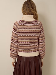 Monsoon Fie Fair Isle Cardigan - صورة 3 من 4