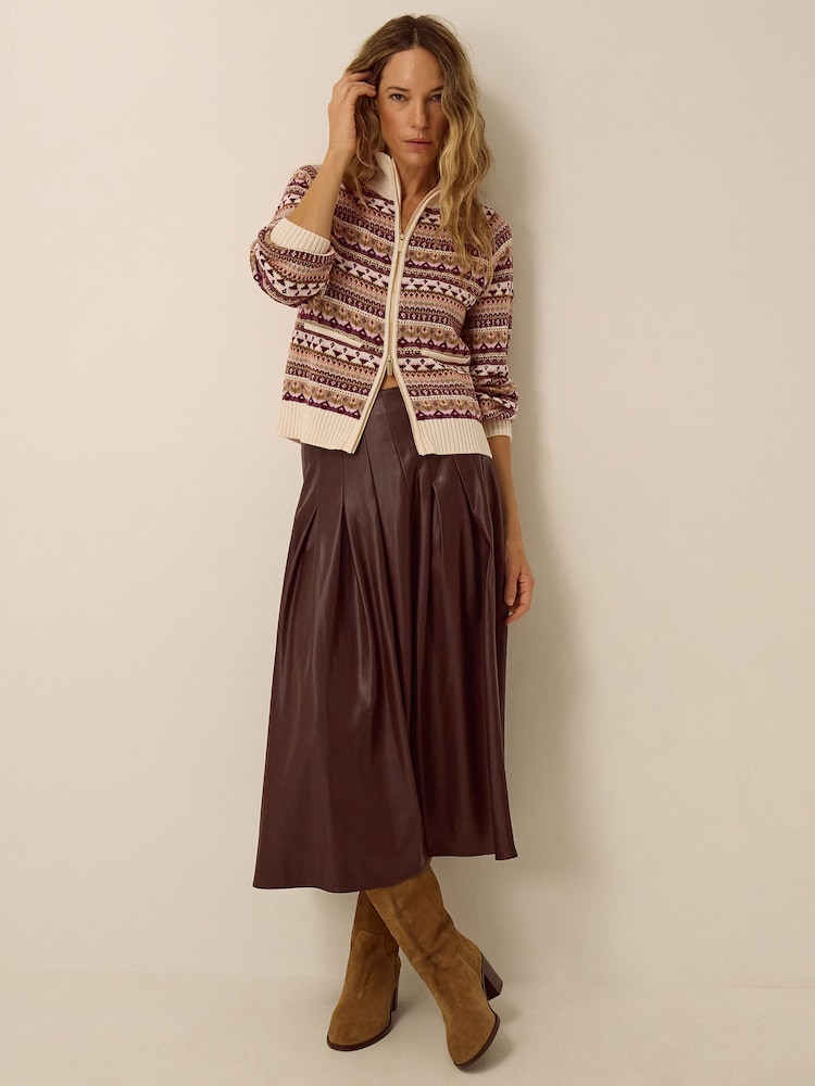 Monsoon Fie Fair Isle Cardigan - صورة 4 من 4