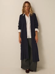 Monsoon Blue Sadie Knit Longline Cardigan - Image 4 of 5