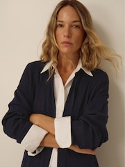 Monsoon Blue Sadie Knit Longline Cardigan - Image 5 of 5