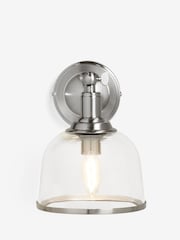 Brushed Chrome Gloucester Mains Operated Wireless Wall Light - Image 6 of 8