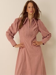 Monsoon Skye Stretch Corduroy Midi Shirt Dress - Bild 2 von 4
