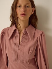 Monsoon Skye Stretch Corduroy Midi Shirt Dress - Bild 3 von 4