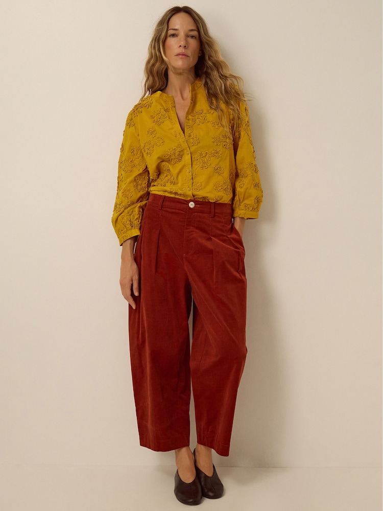 Monsoon Yellow Blair Floral Appliqué Blouse - Image 4 of 4 Monsoon Yellow Blair Floral Appliqué Blouse - Image 4 of 4