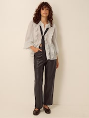 Monsoon Erica 圓點荷葉邊女裝上衣 - 圖片 4，共 4