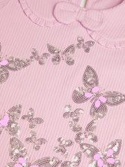 Monsoon Sequin Butterfly Long Sleeve Top - Larawan 3 ng 3