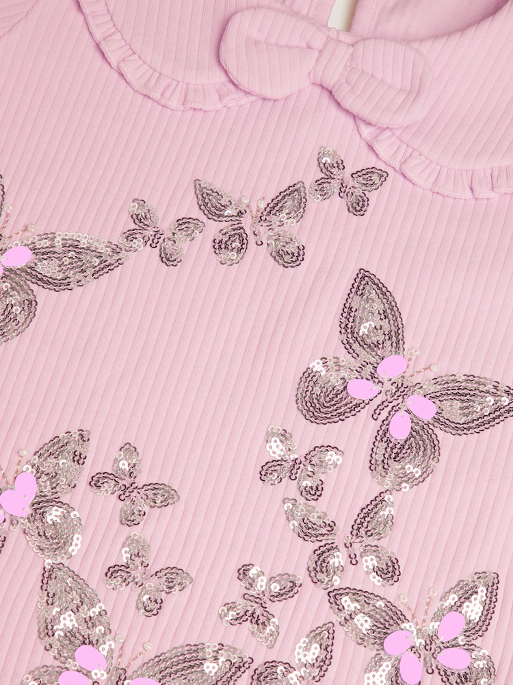 Monsoon Sequin Butterfly Long Sleeve Top - Larawan 3 ng 3 Monsoon Sequin Butterfly Long Sleeve Top - Larawan 3 ng 3