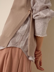 Monsoon Ariana Argyle Knitted Vest - Bild 4 von 4