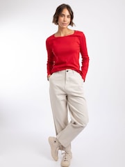 Crema - Pantalones vaqueros Weird Fish Beryl Barrel - Imagen 3 de 7
