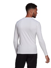 adidas White Teamwear Base Layer Long Sleeve Top - Image 2 of 8