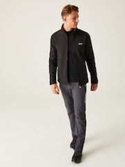 Regatta Black Shower Resistant Cera V Full Zip Softshell Jacket - Image 3 of 6