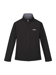 Regatta Black Shower Resistant Cera V Full Zip Softshell Jacket - Image 5 of 6