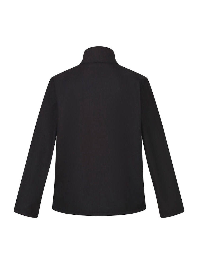 Regatta Black Shower Resistant Cera V Full Zip Softshell Jacket - Image 6 of 6