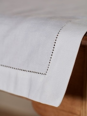 Secret Linen Store Off White Twill Cotton Linen Table Runner - Image 2 of 3