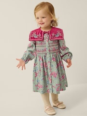 Robe Monsoon bébé Fleuri Imprimé en velours - Image 1 de 4