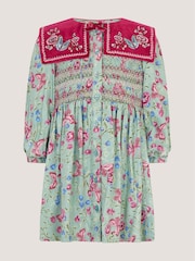 Robe Monsoon bébé Fleuri Imprimé en velours - Image 2 de 4