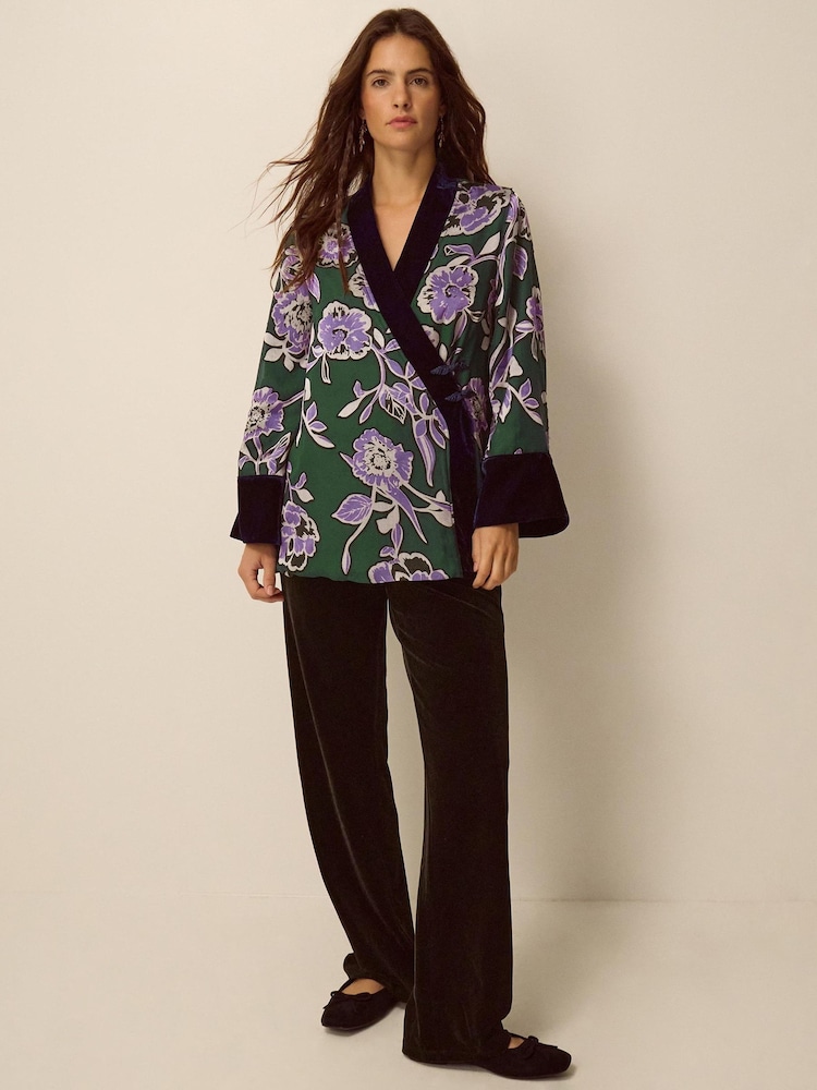 Monsoon Willow Kimonojacke mit Floralprint - Bild 1 von 2 Monsoon Willow Kimonojacke mit Floralprint - Bild 1 von 2