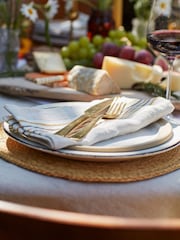 Secret Linen Store Natural Sophie Stripe Napkin - Image 3 of 4