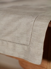 Secret Linen Store Natural Twill Cotton Linen Table Runner - Image 2 of 3