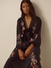 Monsoon Margot Floral Embroidered Midi Dress - Εικόνα 3 από 6