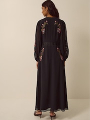 Monsoon Margot Floral Embroidered Midi Dress - Εικόνα 5 από 6