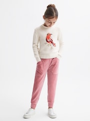 Reiss Ivory River 4-9 yrs Casual Knitted Robin Jumper - Image 3 of 6