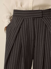 Monsoon Ambar Pinstripe Wide Leg Trousers - 5суретінің 4 суреті