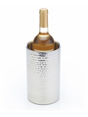 Barcraft Silver Double Walled Hammered Wine Cooler - Image 1 of 2