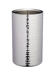 Barcraft Silver Double Walled Hammered Wine Cooler - Image 2 of 2