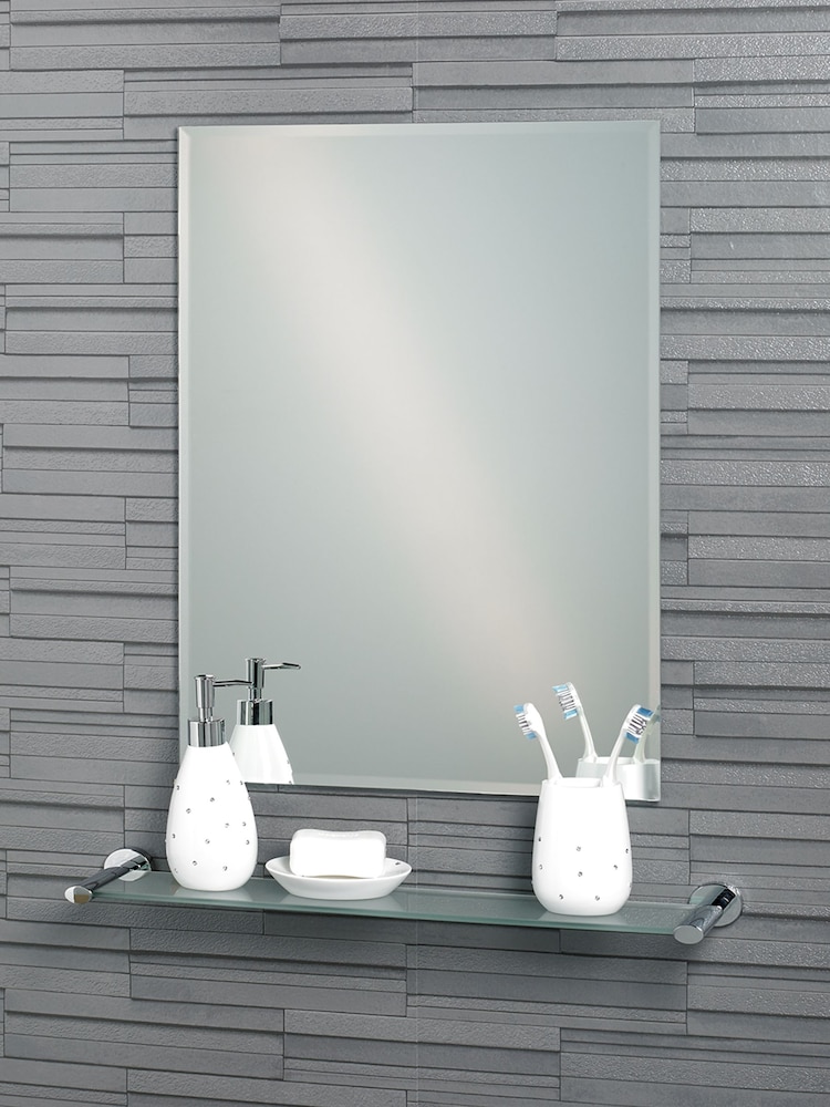 Showerdrape Fairmont Large Rectangular Bathroom Mirror - Image 1 of 4