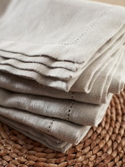 Secret Linen Store Natural Twill Cotton Linen Napkin - Image 2 of 3