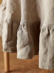 Secret Linen Store Natural Linen Round Table Cloth - Image 2 of 4