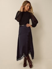 Monsoon Mayci Mix Fabric Top - Slika 4 iz 4