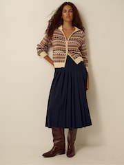 Monsoon Nancy Pleated Midi Skirt - 5суретінің 2 суреті