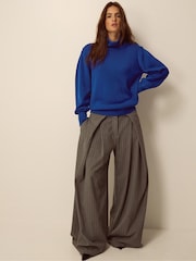 Monsoon Blue Hol High Neck Jumper - Image 3 of 3