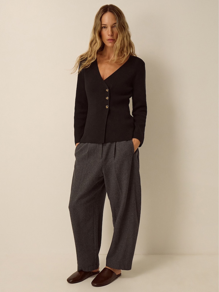Monsoon Saf V-Neck Crossover Cardigan - Bild 5 von 5