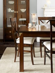 Laura Ashley Set of 2 Dark Chestnut Balmoral Dining Chairs - Image 1 of 4