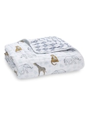 aden + anais Kids Dream Blanket Jungle 100% Cotton Muslin - Imagen 2 de 3