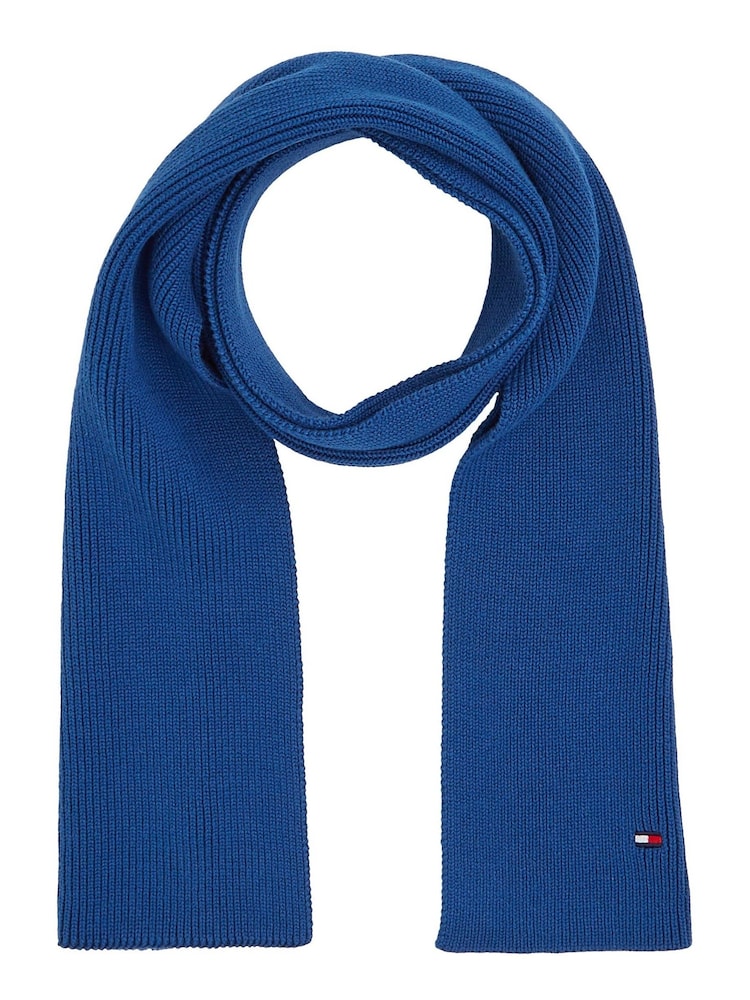 Tommy Hilfiger Kids Blue Small Flag Scarf - Image 1 of 2