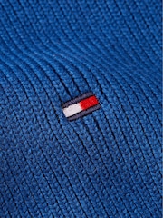 Tommy Hilfiger Kids Blue Small Flag Scarf - Image 2 of 2