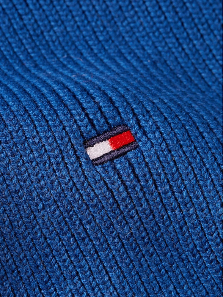 Tommy Hilfiger Kids Blue Small Flag Scarf - Image 2 of 2