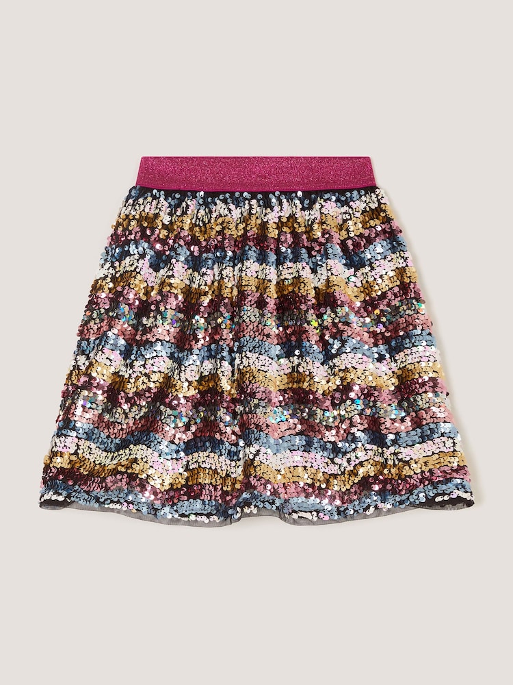 Falda de fiesta con lentejuelas de Monsoon - Imagen 2 de 4