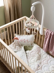 Mamas & Papas x Laura Ashley 2 Pack Gingham Gingham Fitted Cot Bed Sheets - Image 2 of 8