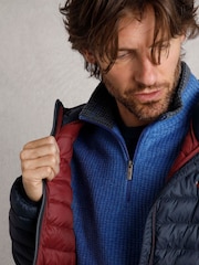 Weird Fish Blue Flete Lightweight Showerproof Padded Jacket - Image 4 of 9