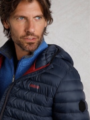 Weird Fish Blue Flete Lightweight Showerproof Padded Jacket - Image 5 of 9