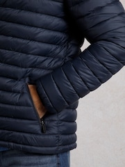 Weird Fish Blue Flete Lightweight Showerproof Padded Jacket - Image 6 of 9