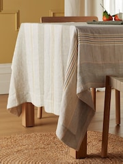 Nappe rectangulaire en lin à rayures Sophie de Secret Linen Store - Image 1 sur 3