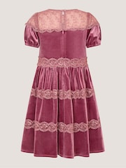 Monsoon Robe de fête Freda en velours et dentelle - Image 3 de 4
