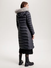 Tommy Hilfiger Tyra Down Maxi Black Coat - Image 4 of 11