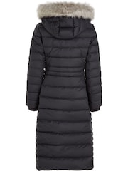 Tommy Hilfiger Tyra Down Maxi Black Coat - Image 8 of 11